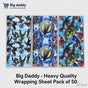Mix Designs Super hero Wrapping sheet Pack of 50