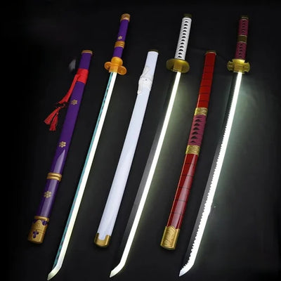 3 pcs LED - Zoro 104 Cm Wooden Katana fully assembled