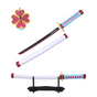 New medium Mitsuri Kanroji 42 CM wooden katana with stand