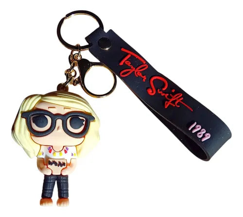 New Taylor Swift 1989 Rubber Keychain Pack of 3 (eff price 37)
