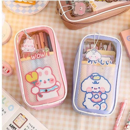 Pack of 2 wow pencil pouch for girls (net price 125)