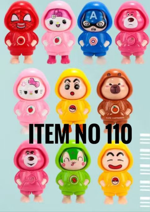 6 pcs - Face Rotating Toy keychain (Mix Design) net price 40