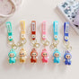 New Labubu Standing Mix Design Rubber Keychain Pack of 3 (eff price 35)