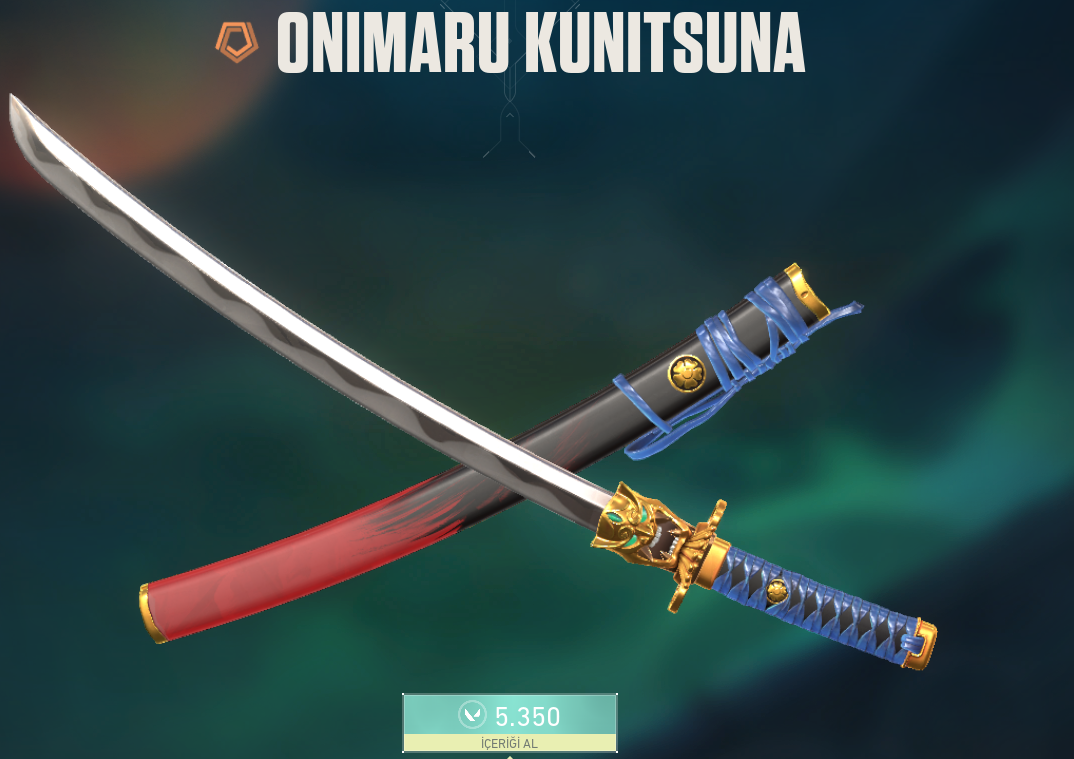 New Onimaru Volvorant Blue fully assembeled katana 104 cm