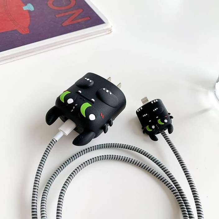 3 pcs- Night Fury (Toothless) 20W Iphone Silicone Charger Cover (Net Price 65)