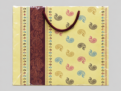 Flowers theme jumbo size paper gift bag (Pack of 12)