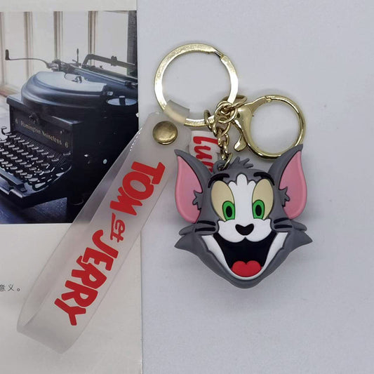 New Tom Head Rubber Keychain Pack of 3 (eff price 37)