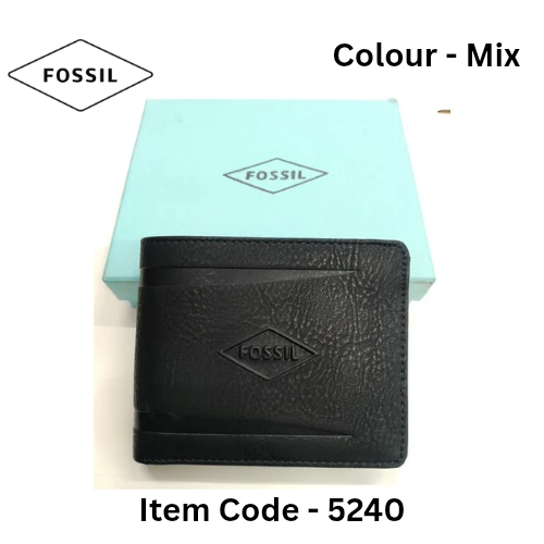 Men's Leather Wallet (Mix Colour) (Item-5240)