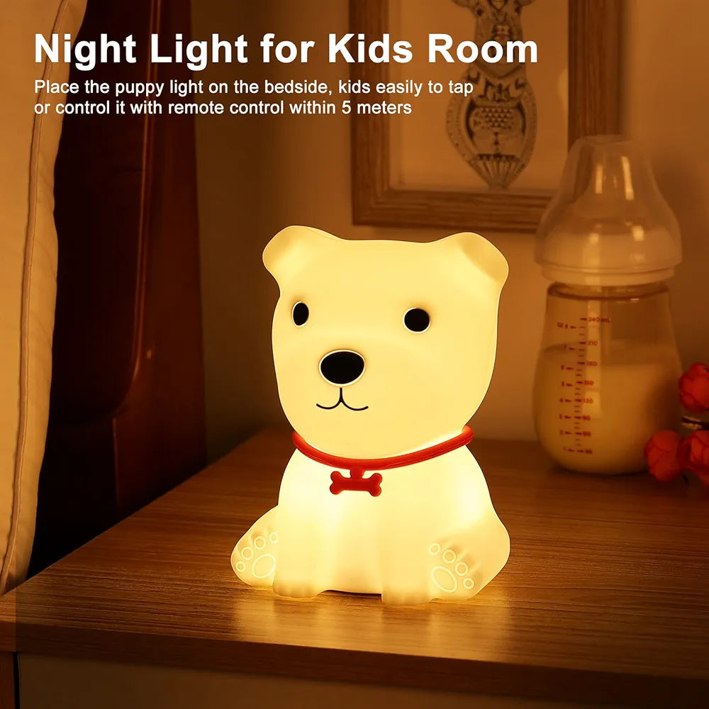 Dog Sillicon Night Lamp