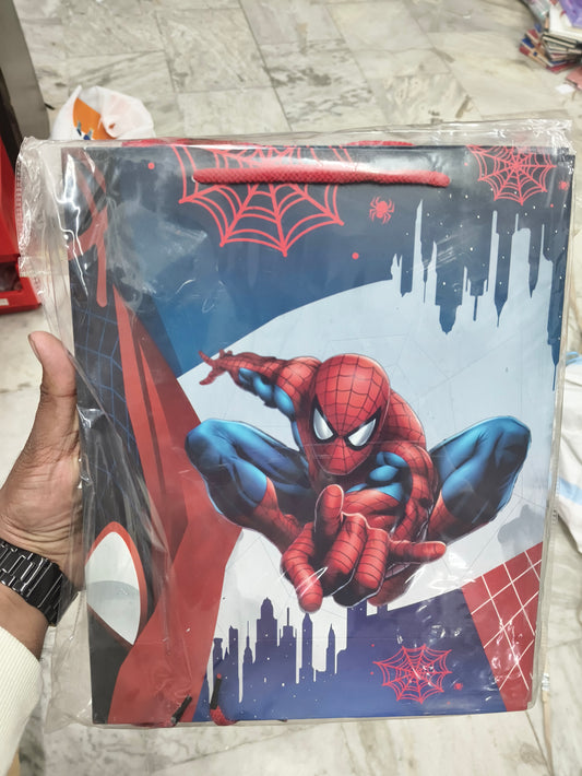 New Spidy Theme Medium size paper gift bag (Pack of 12)