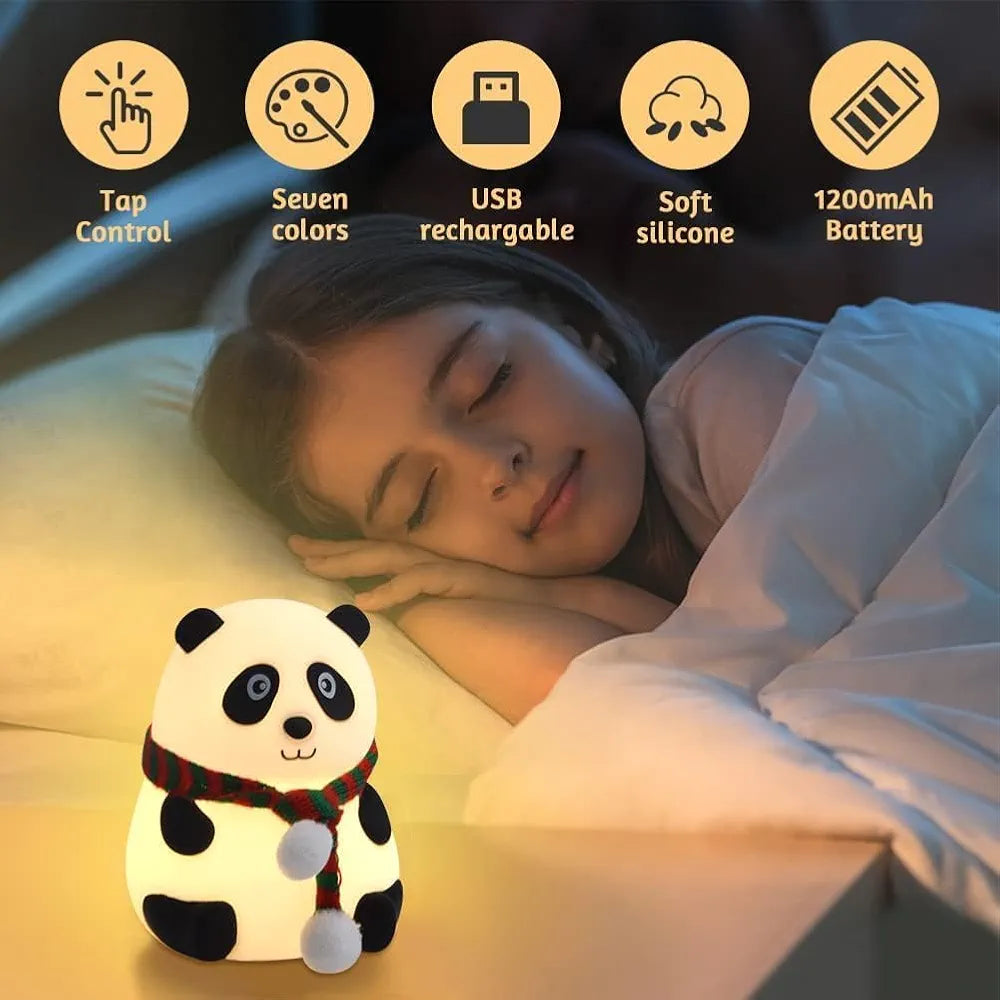 Panda Sillicon Night Lamp (Super Hit Model)