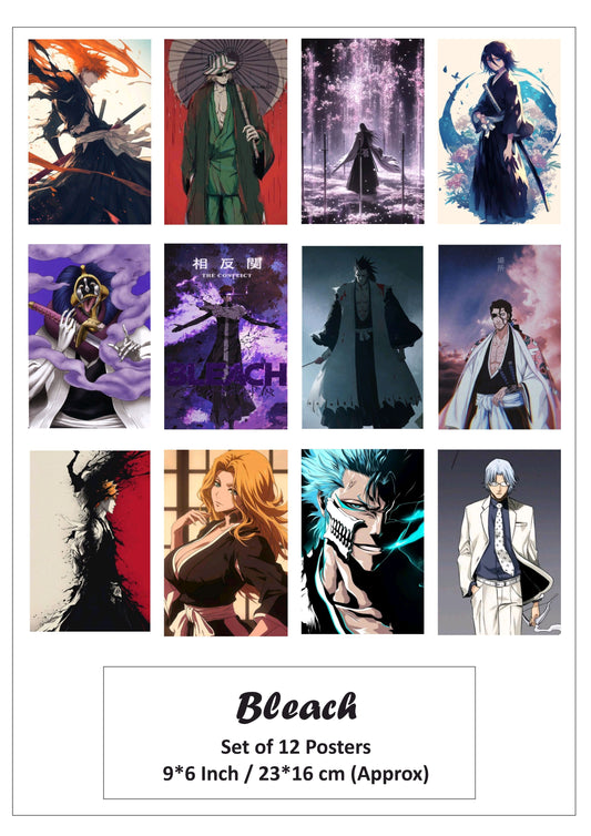 Bleech small size paper poster pack of 12 (eff price 68/pkt) Pack of 3 packet