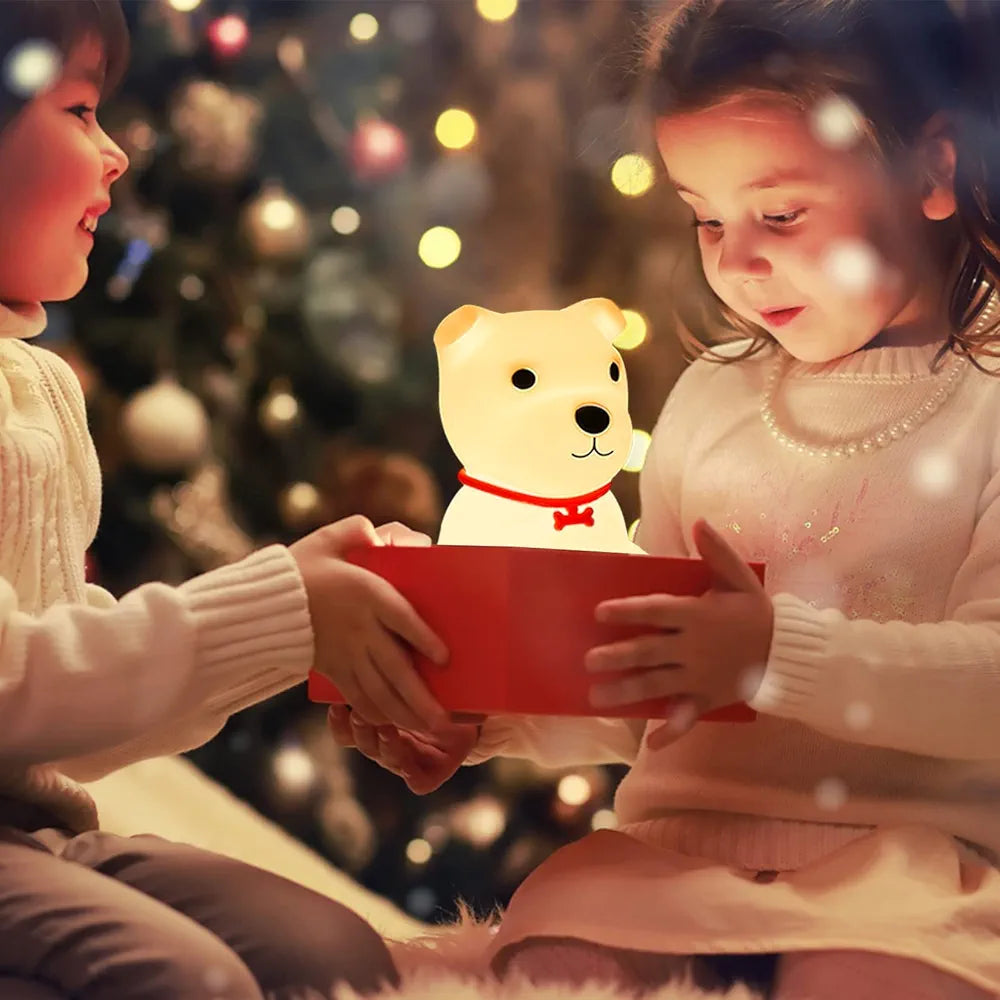 Dog Sillicon Night Lamp