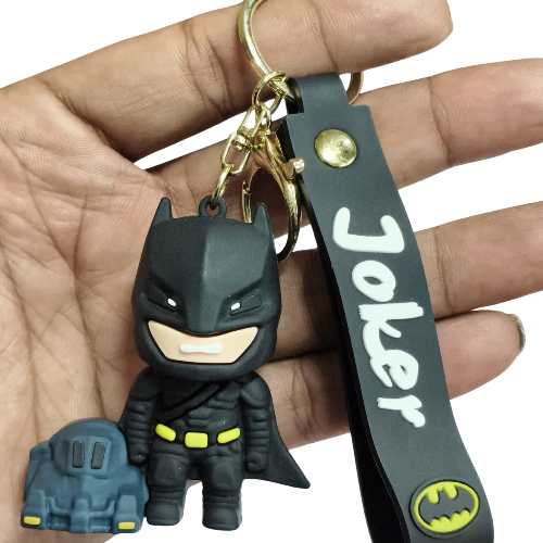 New Batty with Tank Rubber Keychain Pack of 3 (eff price 37)