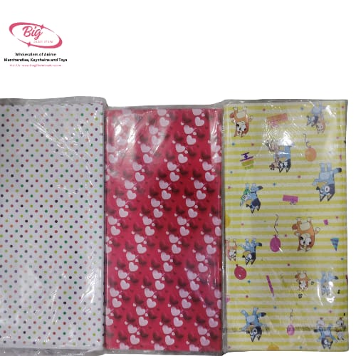 Red heart mix design wrapping sheet pack 50