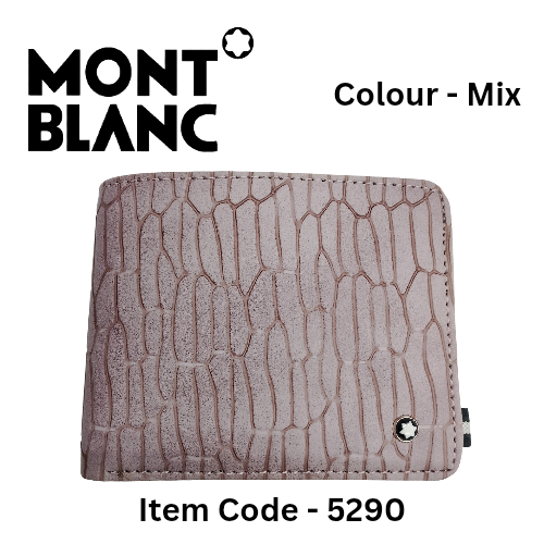 Men's Leather Wallet (Mix Colour) (Item-5290)