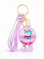 Pack of 3 captain America in spaceman water glitter keychain (eff price 62)