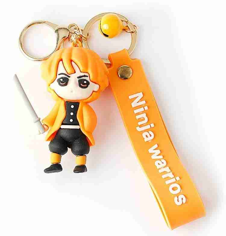 Demon Slayer Zenitsu rubber keychain pack of 3 (eff price 37)