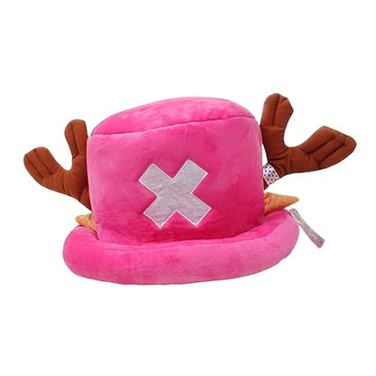 One Piece Tony Chopper Dark Pink Anime Cosplay Plush Hat