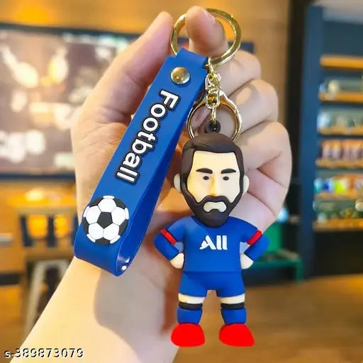 Messi (All) Blue rubber keychain pack of 3 (eff price 40)