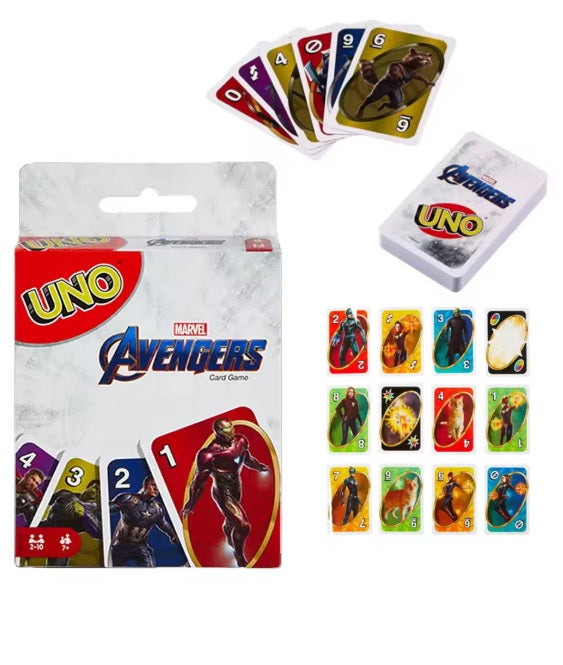 Uno Avangers cards Hot selling pack of 3 (eff price 48)