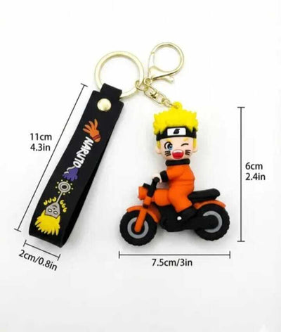 New Natuto on Bullet Rubber Keychain Pack of 3 (eff price 35)