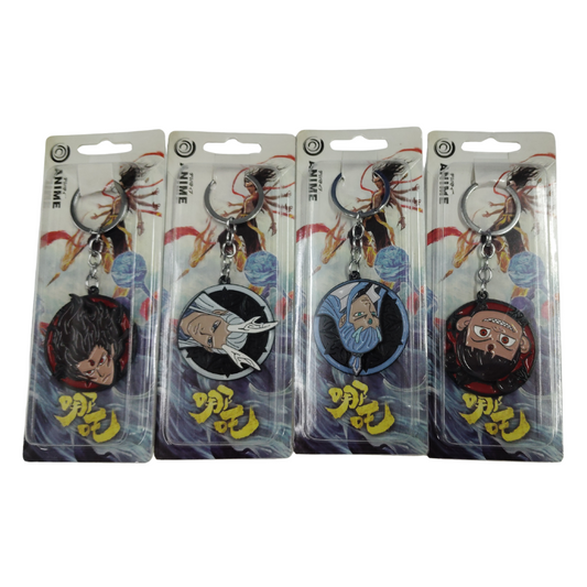 Ne zha character rotating mix keychain Pack of 5 (eff price 45) (With Packing)