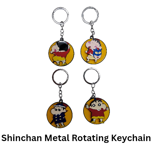 New Shinychan rotating mix keychain Pack of 5 (eff price 45) (With Packing)