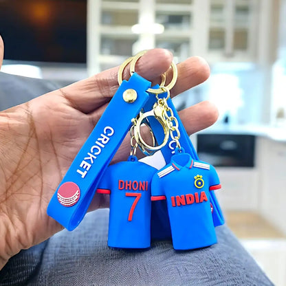MSD Thala T-shirt 07 rubber keychain pack of 3 (eff price 35)