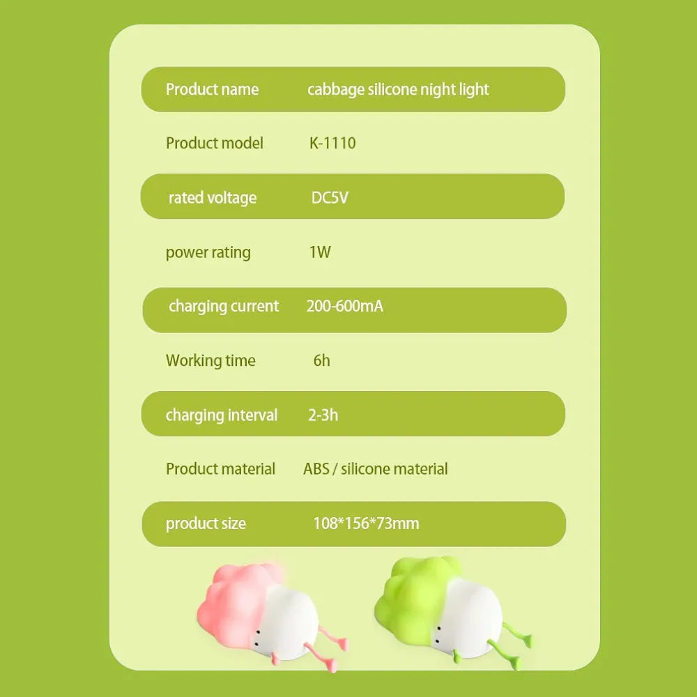 Rookie Sillicon Night Lamp