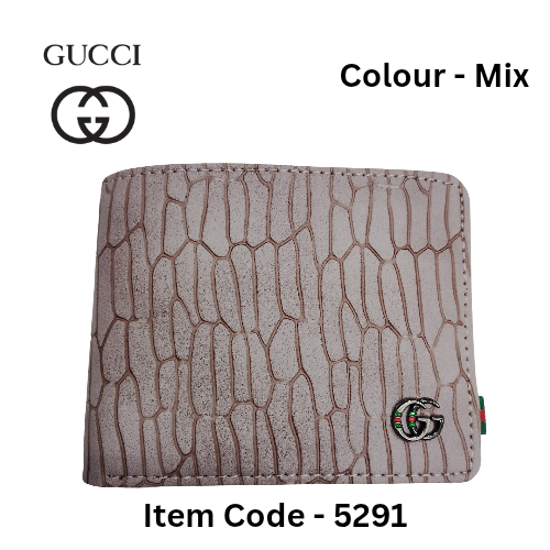Men's Leather Wallet (Mix Colour) (Item-5291)