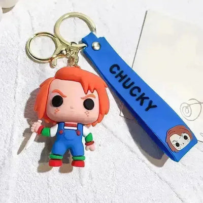 New Chucky Rubber Keychain Pack of 3 (eff price 35)