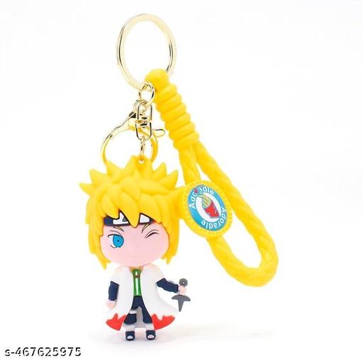 Natuto in Minato rubber keychain pack of 3 (eff price 43)