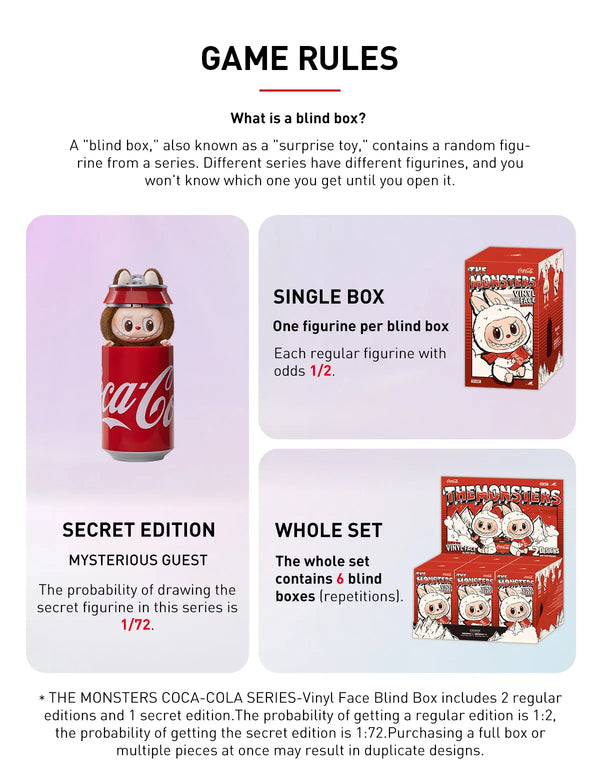 12 Pc (2 Box) - Labubu Coke Version toy with Brand box (Unit price 150)