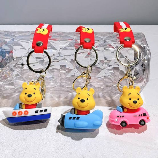 Winni near Rubber Keychain Pack of 3 (eff price 37)