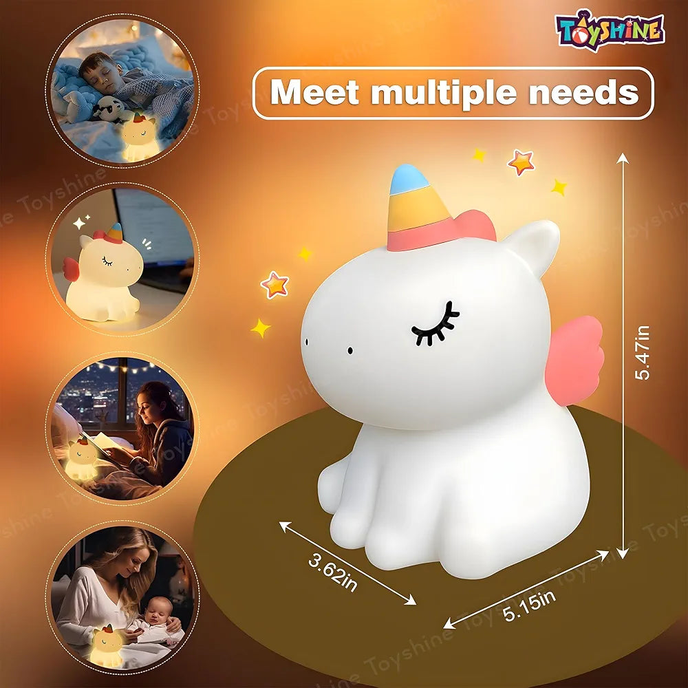 Unicorn Sillicon Night Lamp