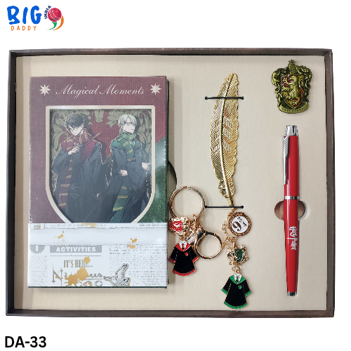 HP magic boy Hari & Friends Diary Set with Pen, Keychain and Brooch (Best for Gifting)