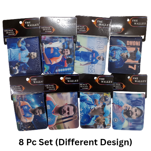 8pcs - cricketers wallet net price 175