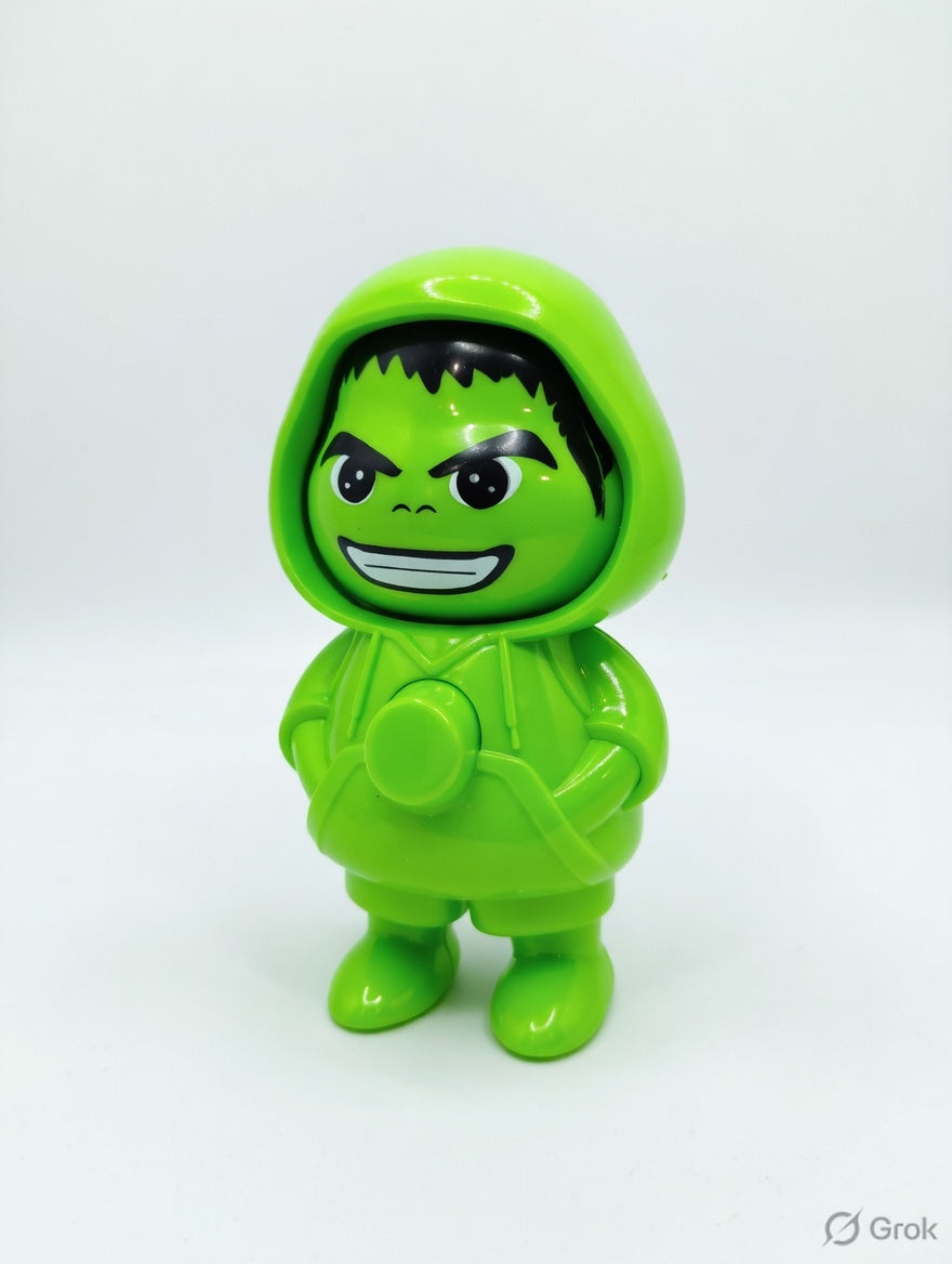 6 pcs - hulky Face changing keychain (eff price 25)