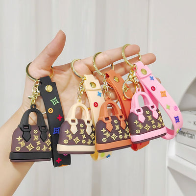 New LV Bag Rubber Keychain Pack of 3 (eff price 35)
