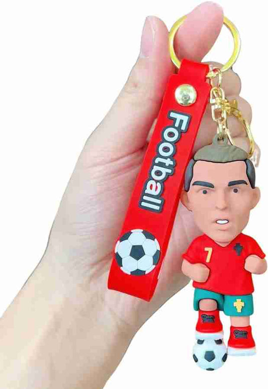 Ronaldo RD/GRN rubber keychain pack of 3 (eff price 43)