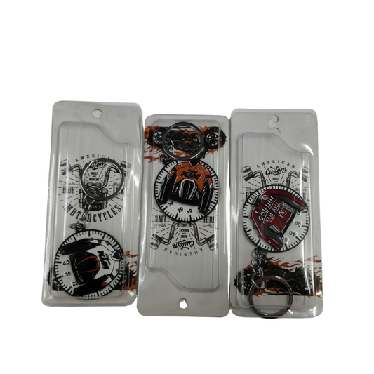Ktm jacket rotating mix keychain Pack of 5 (eff price 45) (With Packing)