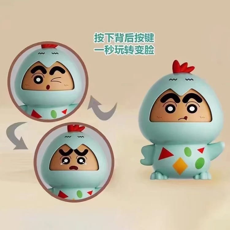 3 Pc -  Fish Shinychan Face Changing keychain- net price 60