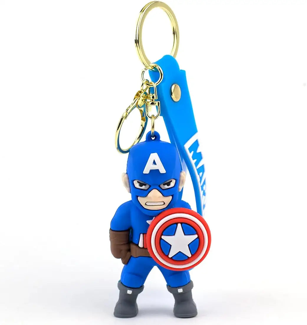 Captain Mask Blue rubber keychain pack of 3 (eff price 37)
