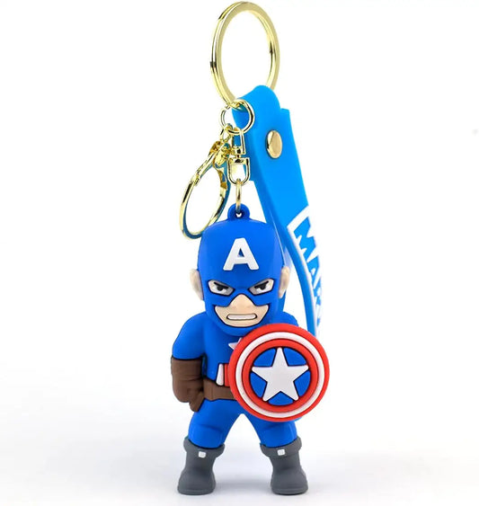 Captain Mask Blue rubber keychain pack of 3 (eff price 37)