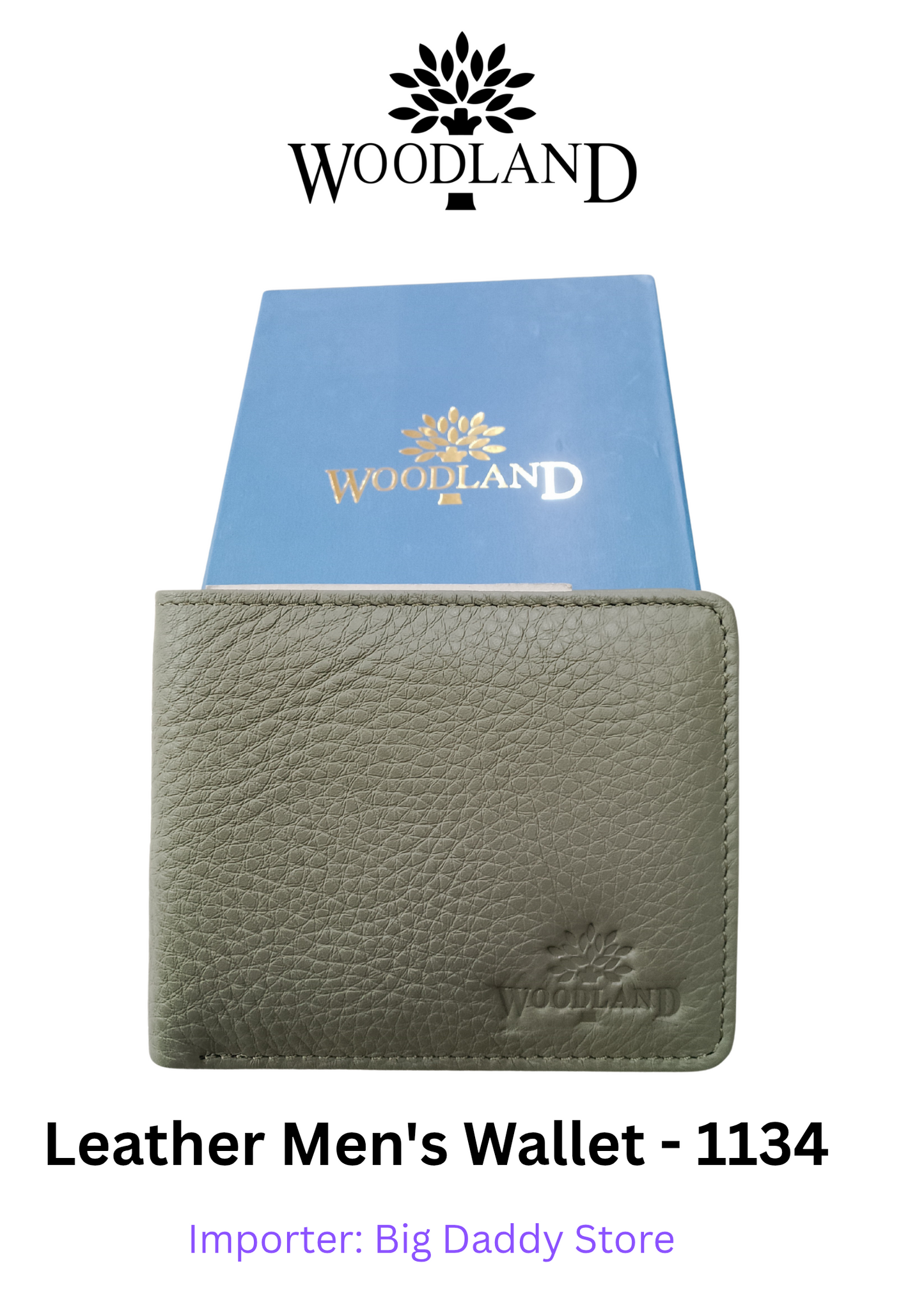 Wodland Men's Leather Wallet (Mix Colour)