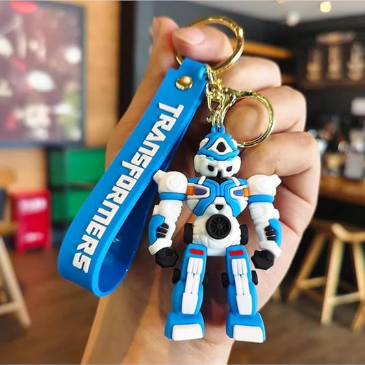 New Blue Transformer Rubber Keychain Pack of 3 (eff price 37)