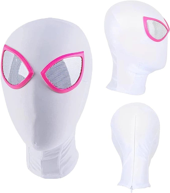New White Spidy Anime Cosplay Cloth Mask