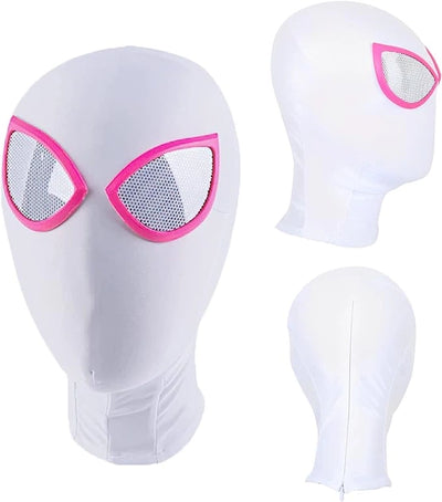 New White Spidy Anime Cosplay Cloth Mask