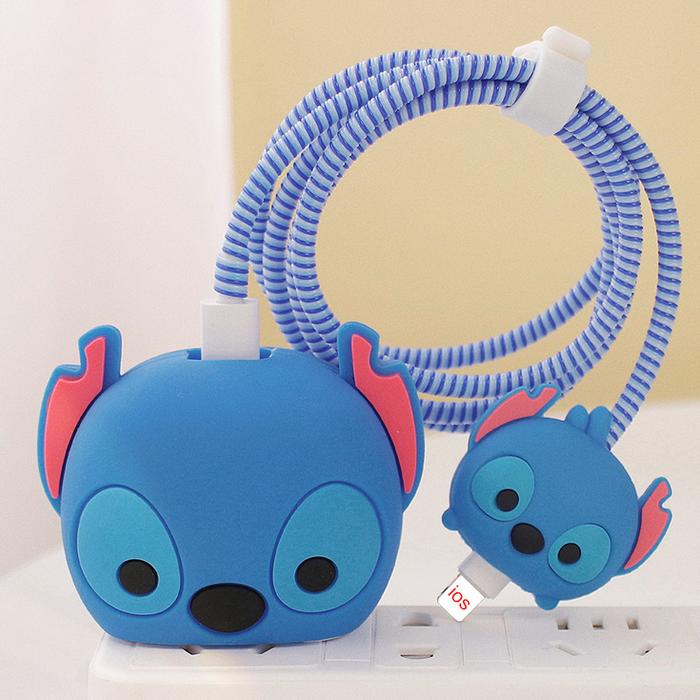 3 pcs- Snitch Blue 20W Iphone Silicone Charger Cover (Net Price 65)